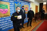 в Запорожье наградили спасателей за отвагу на пожаре в инфекционной больнице