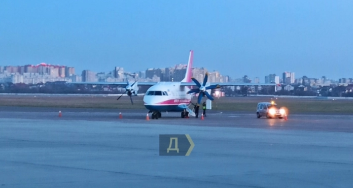 У самолета «Мотор Сич» во время рейса "Минск – Запорожье" во время полета отказал двигатель