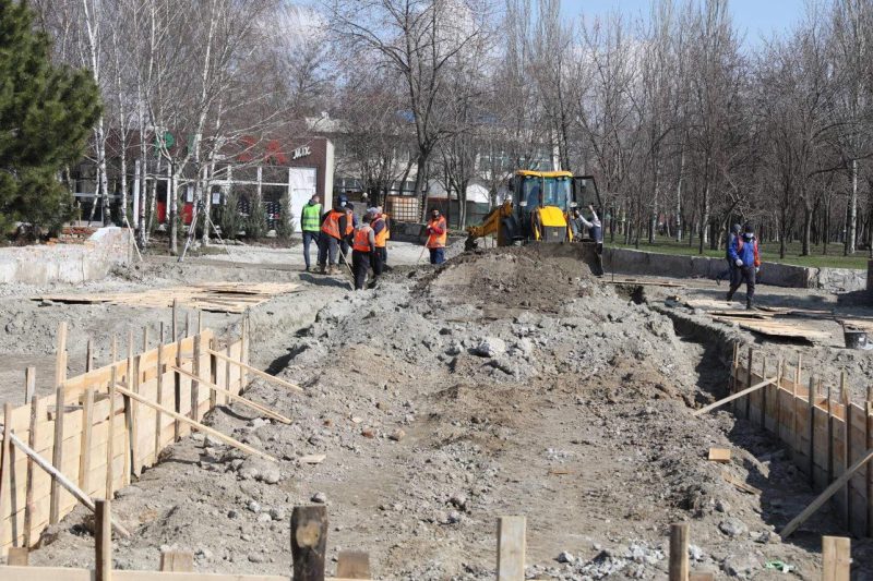 реконструкция парка Гагарина