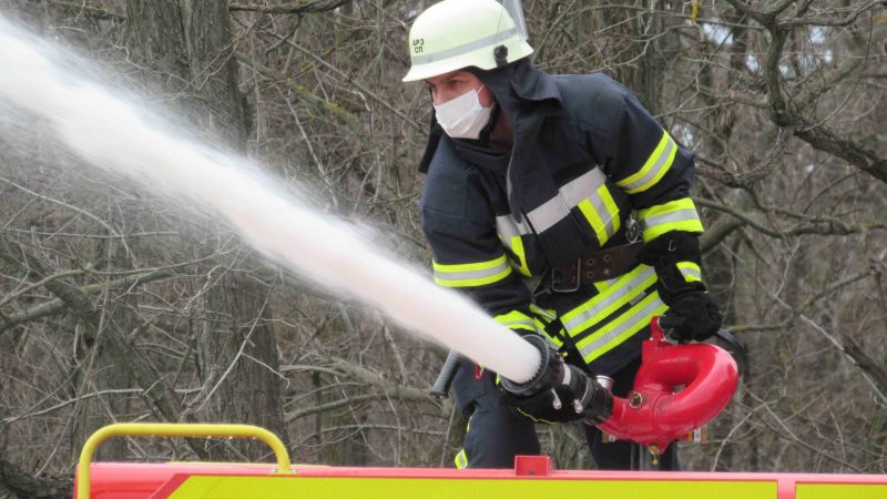 Учения пожарных