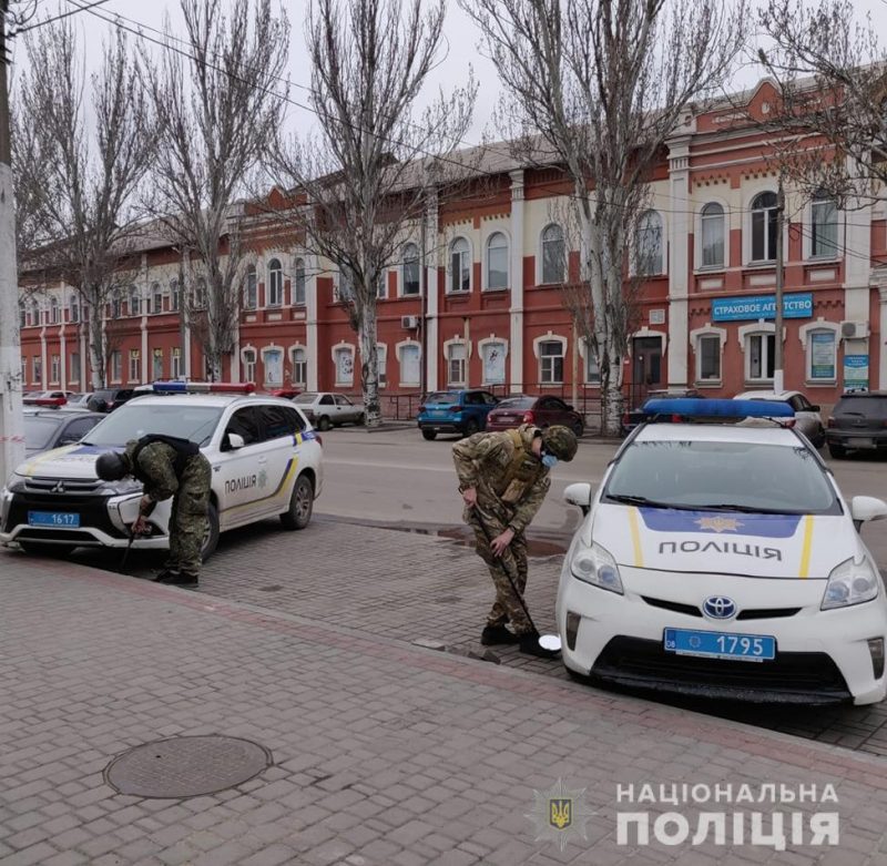 В Запорожской области заминировали управление полиции