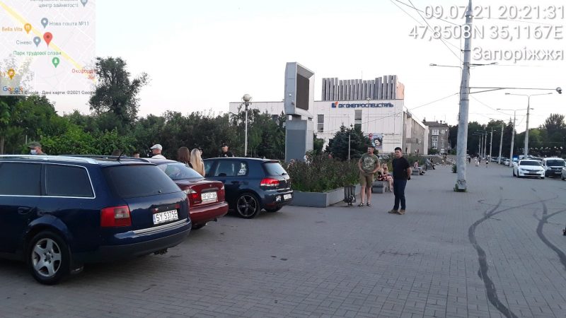 Инспекторы по парковке вместе с патрульными полицейскими провели рейд на бульваре Шевченко