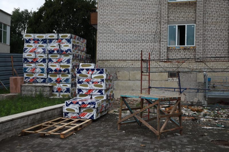 В Запорожье продолжается капитальный ремонт студенческих общежитий
