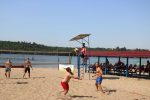 Молодежная организация "Запорожстали" проводит турнир по пляжному волейболу