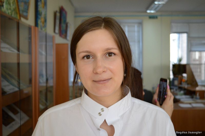художница, глава молодежного объединения Запорожской областной организации Национального союза художников Украины Анна Высочина-Стоцкая