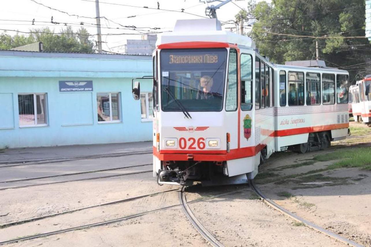 В Запорожье на линию вышла еще одна единица транспорта (ФОТО)