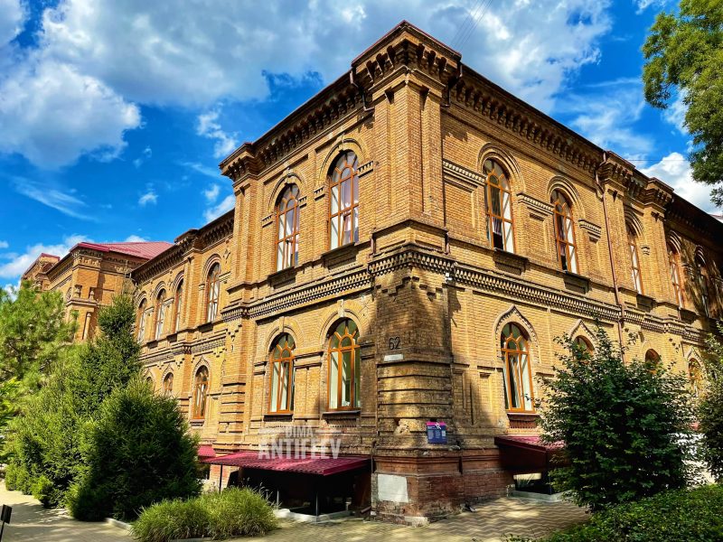 Здание женской гимназии Александровска показали с высоты - фото 