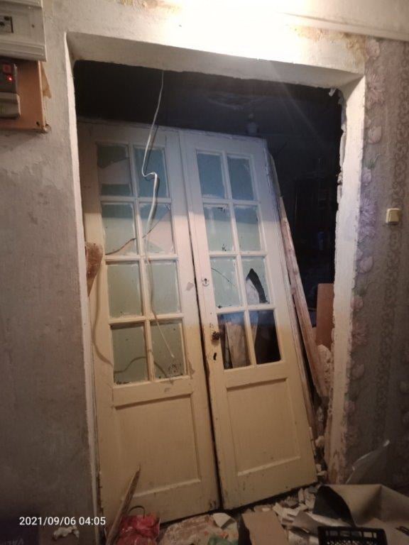 В Бердянске в доме, в котором произошел взрыв, подключили газ 