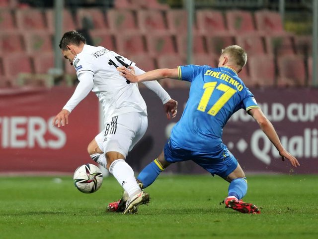 Сборная Украины обыграла боснийцев и продолжит квалификацию на ЧМ-2022 в стыковых матчах