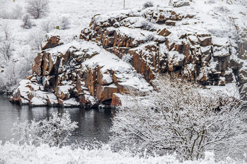 Фотограф из Запорожья показала красоту зимней Хортицы - фото 