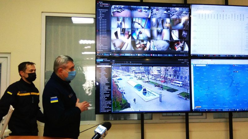 В Запорожье презентовали специальную панель для координации действий спасателей 