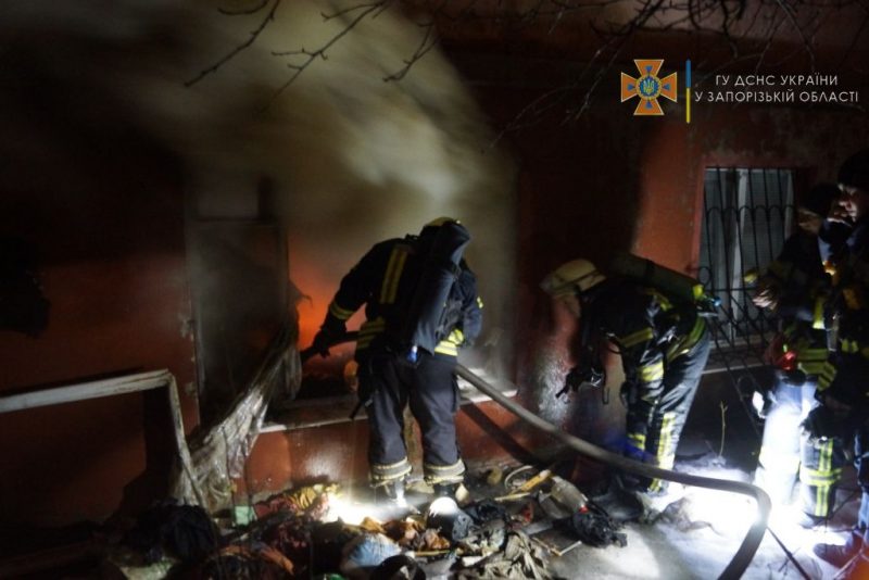 Пожар произошел в Вознесеновском районе
