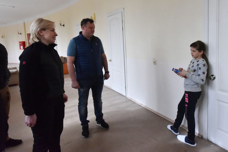 Ірина Верещук відвідала центр розміщення переселенців