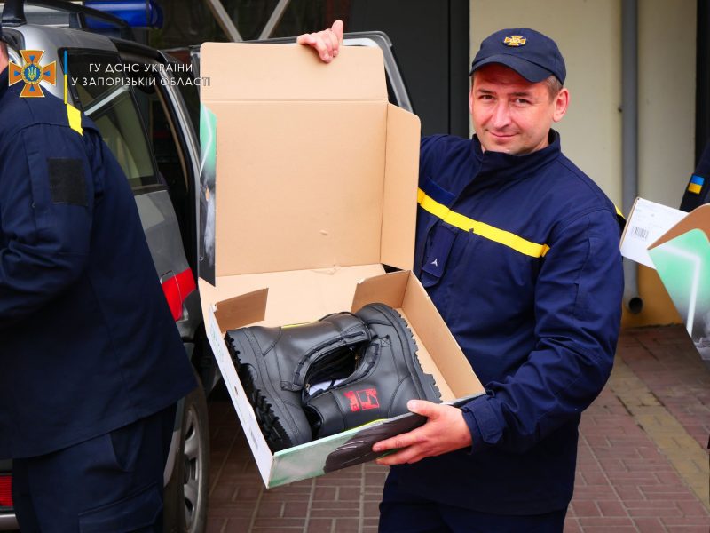 Запорізькі рятувальники отримали гуманітарну допомогу з Німеччини 