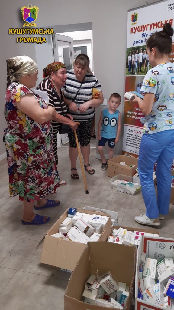 Мешканці однієї з громад Запорізької області безкоштовно отримали ліки