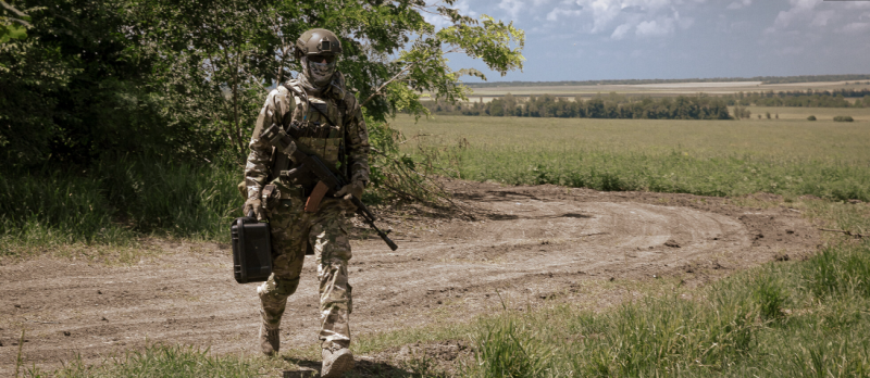 Бійці підрозділу “Аеророзвідка” окремого загону Сил спеціальних операцій “Азов”