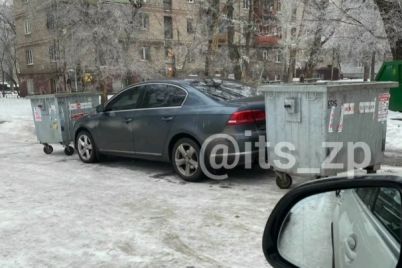 v-zaporozhe-kommunalshhiki-zablokirovali-priparkovannoe-avto-musornymi-bakami-foto-video.jpg
